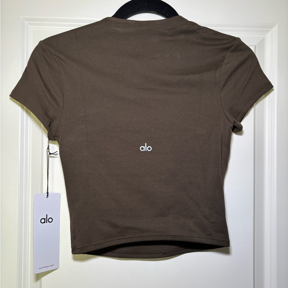 NWT! ALO Softsculpt Precision Short Sleeve Top Size S - Picture 6 of 8